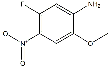 2-氨基-4-氟-5-硝基苯甲醚,2-甲氧基-4-硝基-5-氟苯胺, , 结构式