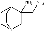 3-(AMINOMETHYL)QUINUCLIDIN-3-AMINE Struktur