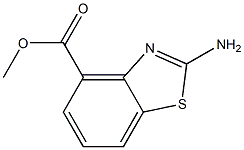 2-AMino-benzothiazole-4-carboxylic acid Methyl ester,,结构式