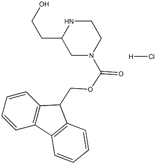 (9H-fluoren-9-yl)Methyl 3-(2-hydroxyethyl)piperazine-1-carboxylate hydrochloride