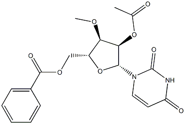 3'-O-Methyl-2'-O-acetyl-5'-O-benzoyluridine,2072145-71-0,结构式