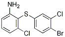  2-(4-BroMo-3-chloro-phenylsulfanyl)-3-chloro-phenylaMine