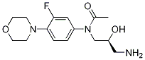 (S)-N-(3-aMino-2-hydroxypropyl)-N-(3-fluoro-4-Morpholinophenyl)acetaMide Struktur