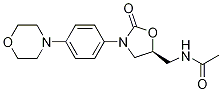 (S)-N-((3-(4-Morpholinophenyl)-2-oxooxazolidin-5-yl)Methyl)acetaMide Struktur