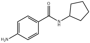 4-AMINO-N-CYCLOPENTYLBENZAMIDE Struktur
