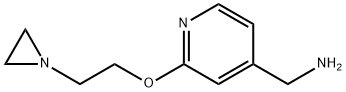 [2-(2-aziridin-1-ylethoxy)pyridin-4-yl]methylamine Structure