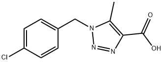 1-(4-chlorobenzyl)-5-methyl-1H-1,2,3-triazole-4-carboxylic acid