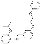 2-Isopropoxy-N-[3-(2-phenoxyethoxy)benzyl]aniline Struktur