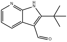2-tert-Butyl-1H-pyrrolo[2,3-b]pyridine-3-carbaldehyde Structure