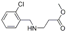 Methyl 3-[(2-chlorobenzyl)amino]propanoate Structure