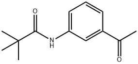 N-(3-Acetylphenyl)-2,2-dimethylpropanamide Struktur