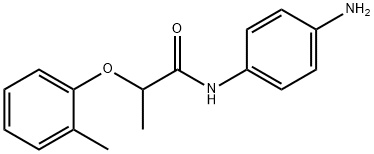 N-(4-Aminophenyl)-2-(2-methylphenoxy)propanamide Struktur