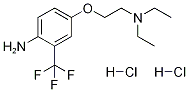 N-{2-[4-Amino-3-(trifluoromethyl)phenoxy]ethyl}-N,N-diethylamine dihydrochloride Structure