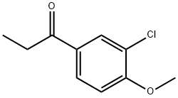 1-(3-chloro-4-methoxyphenyl)propan-1-one Struktur