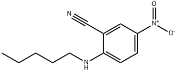 5-nitro-2-(pentylamino)benzonitrile Structure