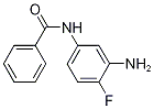 N-(3-アミノ-4-フルオロフェニル)ベンズアミド 化学構造式