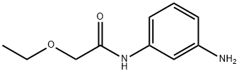 N-(3-アミノフェニル)-2-エトキシアセトアミド 化学構造式