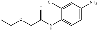 N-(4-アミノ-2-クロロフェニル)-2-エトキシアセトアミド 化学構造式