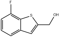 (7-fluoro-1-benzothiophen-2-yl)methanol Structure