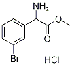 methyl amino(3-bromophenyl)acetate hydrochloride Structure