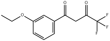 1-(3-ethoxyphenyl)-4,4,4-trifluorobutane-1,3-dione Structure