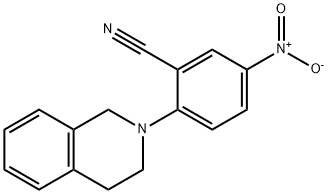2-(3,4-dihydroisoquinolin-2(1H)-yl)-5-nitrobenzonitrile Structure