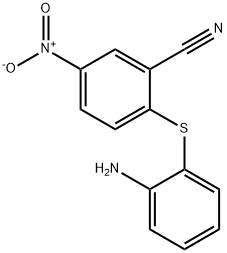 2-[(2-aminophenyl)thio]-5-nitrobenzonitrile Structure