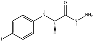 2-[(4-iodophenyl)amino]propanohydrazide Structure