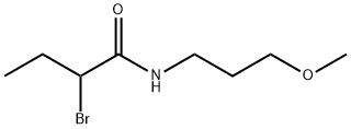 2-bromo-N-(3-methoxypropyl)butanamide Structure