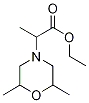 2-(2,6-ジメチルモルホリン-4-イル)プロパン酸エチル 化学構造式