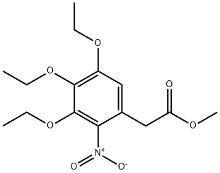 methyl (3,4,5-triethoxy-2-nitrophenyl)acetate Structure