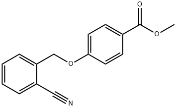 methyl 4-[(2-cyanobenzyl)oxy]benzoate Structure