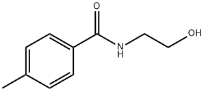 N-(2-hydroxyethyl)-4-methylbenzamide Struktur