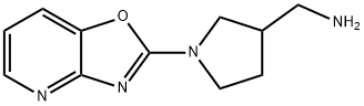 (1-[1,3]oxazolo[4,5-b]pyridin-2-ylpyrrolidin-3-yl)methylamine dihydrochloride Structure