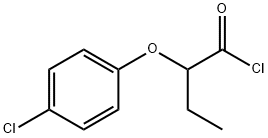 2-(4-氯苯氧基)丁酰氯, 56895-14-8, 结构式