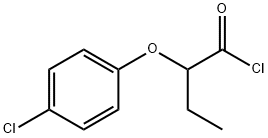 2-(4-氯苯氧基)丁酰氯,56895-14-8,结构式
