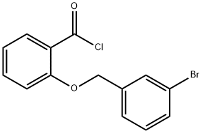 2-[(3-bromobenzyl)oxy]benzoyl chloride Structure