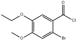 2-bromo-5-ethoxy-4-methoxybenzoyl chloride Structure