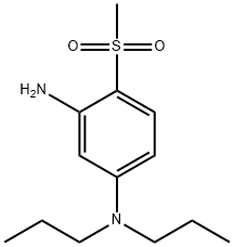 N-[3-Amino-4-(methylsulfonyl)phenyl]-N,N-dipropylamine Structure