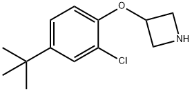 3-[4-(tert-Butyl)-2-chlorophenoxy]azetidine Structure