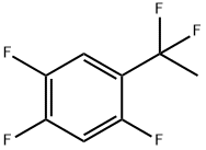 1-(1,1-Difluoroethyl)-2,4,5-trifluorobenzene Structure