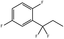2-(1,1-Difluoropropyl)-1,4-difluorobenzene Structure