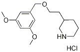 3-{2-[(3,5-Dimethoxybenzyl)oxy]ethyl}piperidinehydrochloride|