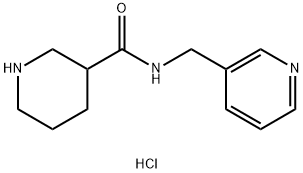 N-(3-Pyridinylmethyl)-3-piperidinecarboxamidehydrochloride Structure