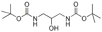 tert-Butyl N-{3-[(tert-butoxycarbonyl)amino]-2-hydroxypropyl}carbamate Structure