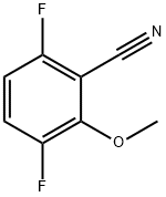 3,6-Difluoro-2-methoxybenzonitrile Struktur