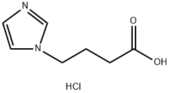 4-(1H-咪唑-1-基)丁酸盐酸盐, 74706-77-7, 结构式