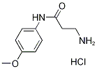 3-Amino-N-(4-methoxyphenyl)propanamidehydrochloride Structure