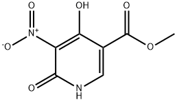 4,6-二羟基-5-硝基烟酸甲酯 结构式