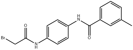 N-{4-[(2-BROMOACETYL)AMINO]PHENYL}-3-METHYLBENZAMIDE,1138443-20-5,结构式